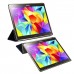 Samsung Galaxy Tab S 8.4 T700 - PU Flip Stand Tablet Protective Cover Case Support Sleep Wake Function - Dark Blue